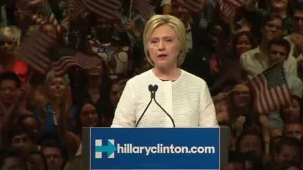 Hillary Clinton habla tras su victoria en Nueva Jersey