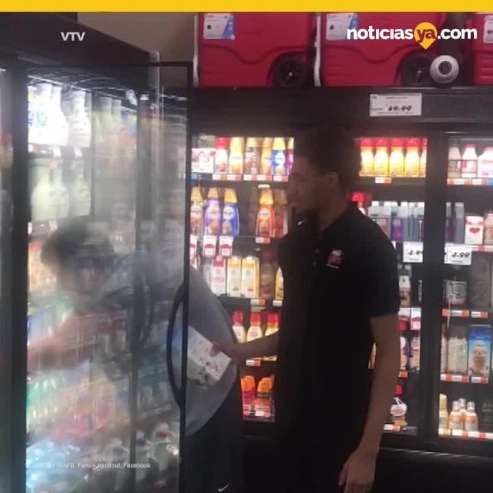 Nio autista cumple sueo en supermercado