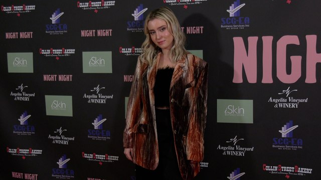 Annabelle Zasowski Night Night Film Premiere Red Carpet Fashion