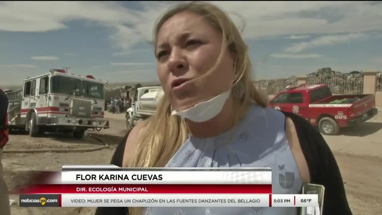 Incendio en Juárez