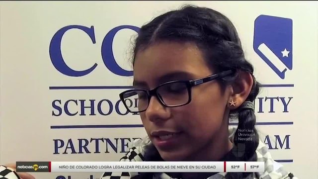 Noticias Nevada 6pm BEST STUDENT OF MONTH NOVEMBER 120418 - Clip