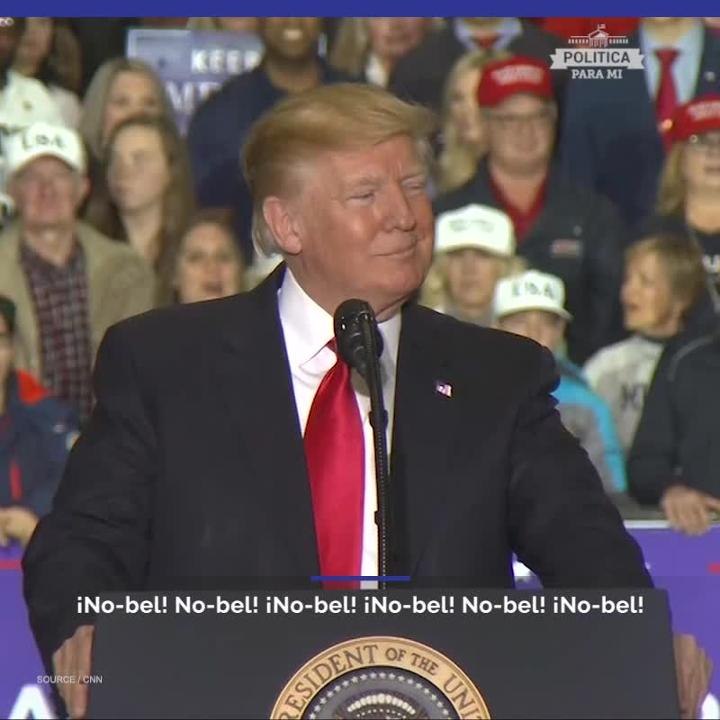 Premio Nobel para Trump