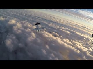 Airplane Stalls as Skydivers Start Their Jump