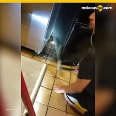Cocinero mata ratas con hacha en restaurante ahora clausurado