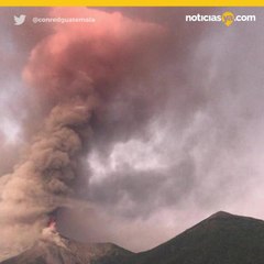 erupcion del volcan de fuego
