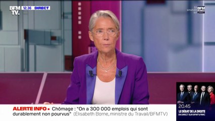 Élisabeth Borne: "D'ici 2025, on peut se fixer l'objectif du plein emploi"