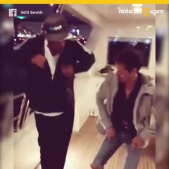 Will Smith bailando salsa con Marc Anthony