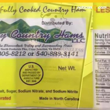 4 enfermos y una muerte por jamón 'Johnston County Ham' contaminado