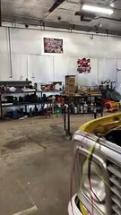 Mechanic Dad Uses Engine Hoist as Baby Swing