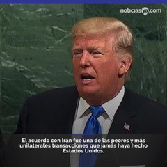 Discurso de Trump ante asamblea general de la ONU