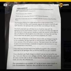 turista se queja de vacaciones