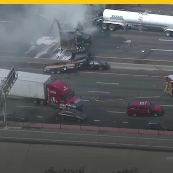 Incendio autopista 5