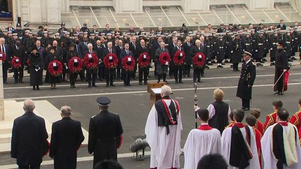 Boris Johnson and Royal Family mark Remembrance Day