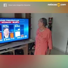 Investigan a abuelita que festeja triunfos de Colombia a disparos