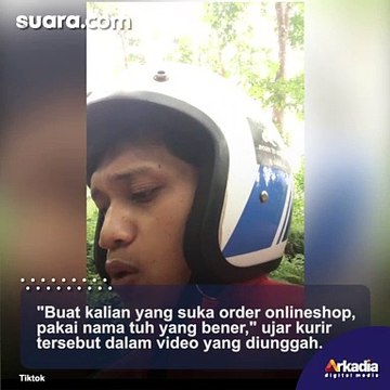 Kurir Ngedumel Gegara Pembeli Pakai Nama Nyeleneh, Tanya Alamat ke Ibu-Ibu Berakhir Malu