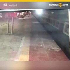 Tren aplasta a joven en India
