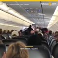 Mujer tiene colapso nervioso durante vuelo alterando a todos