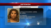 Mujer acusada de 9 cargos de secuestro agravado en Brownsville