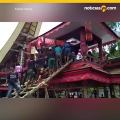 Muere aplastado por el atad de su madre en funeral