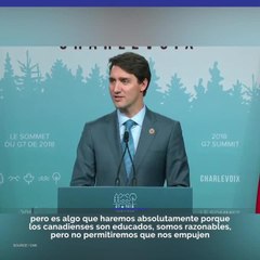 Justin Trudeau sobre las tarifas de Trump