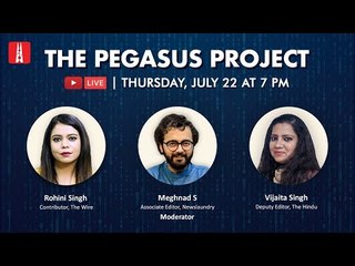 What is Project Pegasus? | Meghnad S in conversation with Rohini Singh and Vijaita Singh
