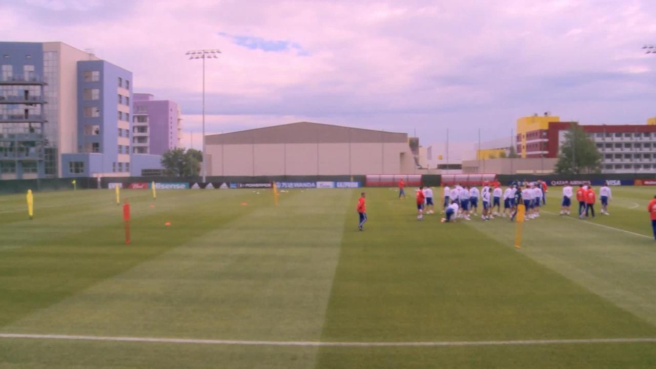 Entrenamiento de Rusia