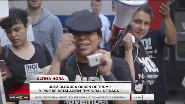 Noticias Nevada 11pm 010918 - DACA BREAKING NEWS JUEZ