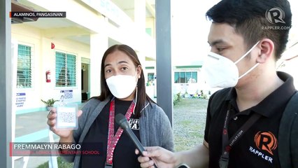 Pangasinan school to use QR code for limited face-to-face classes