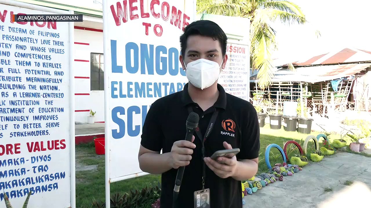 Tour at a school for pilot run of face-to-face classes in PH