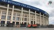 Preparaciones en Luzhniki Stadium