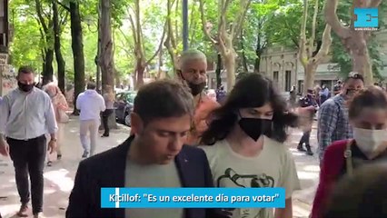 Kicillof: "Es un excelente día para votar"