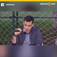 Rafa Marquez declara en rueda de prensa