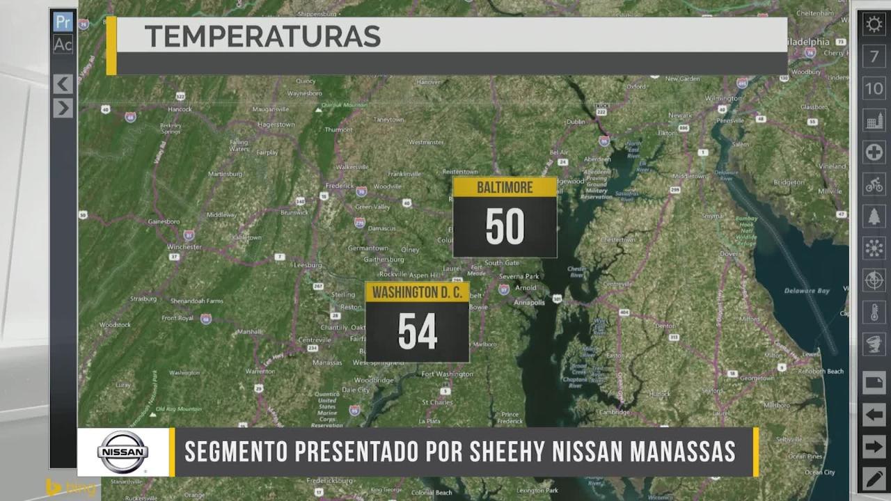 clima washington 22 febrero