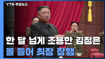 한 달 넘게 조용한 김정은...올해 들어 최장 잠행 / YTN