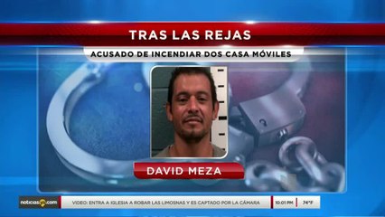 Arrestado por quemar casas