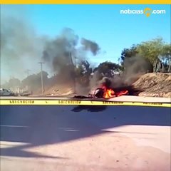 Mueren 2 tras desplome de helicóptero de la policía de Tijuana