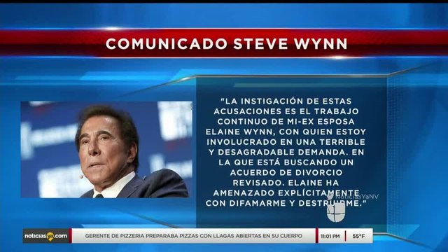 Noticias Nevada 11pm 012618 - WYNN ACUSADO