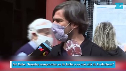 Del Caño: "Nuestro compromiso es de lucha y va más allá de lo electoral"