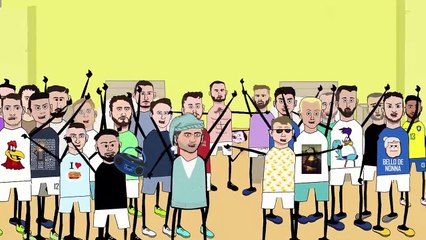 UEFA EURO 2020 - L'ITALIA È CAMPIONE D'EUROPA - PARODIA CARTOON - Parte 2