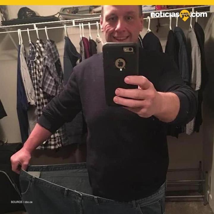 Decide cambiar su vida y pierde cientos de libras de peso