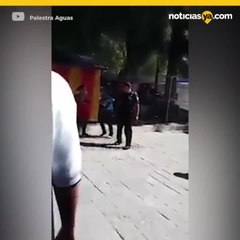 Detienen a madre e hijo por agresivos