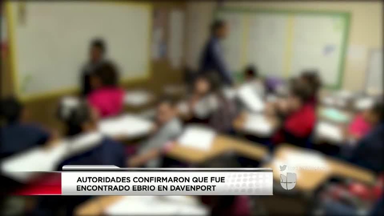 Adolescente ebrio en Davenport