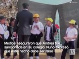 Niña de primaria corrije pronunciación del secretario de educación de México