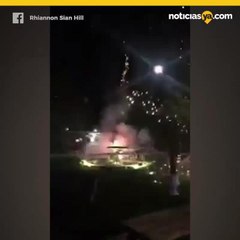 Fuegos artificiales hotel Inglaterra