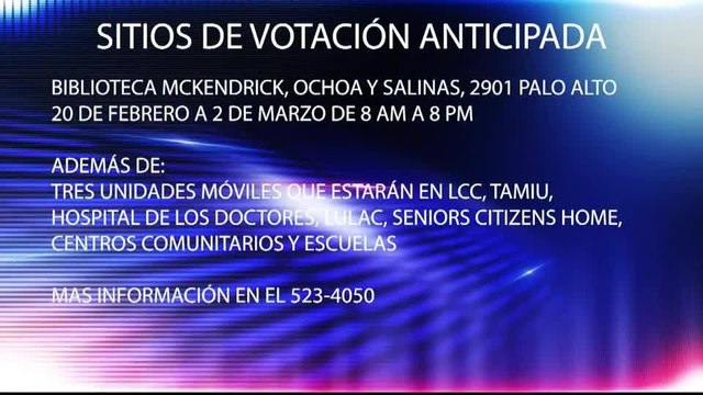Noticias Laredo 10pm 020918 - Clip - vote