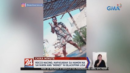Rocco Nacino, napasabak sa hamon na sayawin ang "Money" ni Blackpink Lisa | 24 Oras Weekend