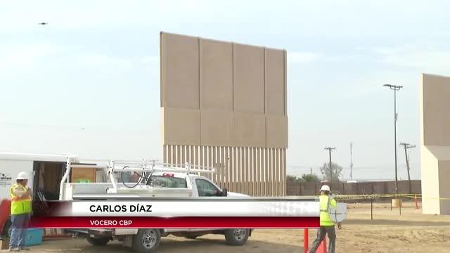 Ya están en pie los 8 prototipos del muro fronterizo en San Diego