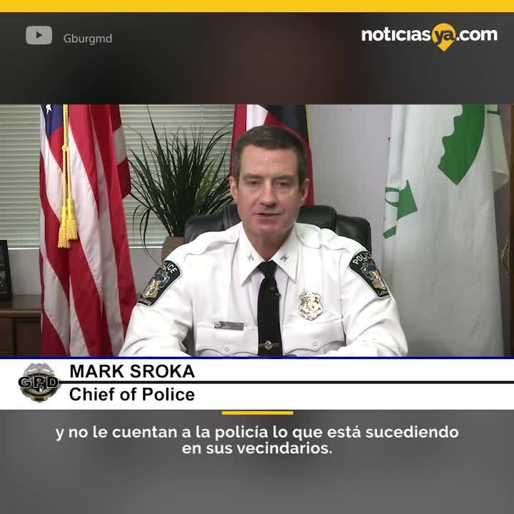 Policía de Gaithersburg envía un mensaje a sus seguidores