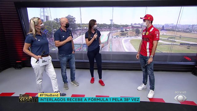 O MONEGATO TÁ ON! Piloto da Ferrari, Charles Leclerc, conversou exclusivamente com Elia Júnior, Glenda Kozlowski e Mariana Becker antes de entrar na pista de Interlagos para o GP de São Paulo. #ShowdoEsporte