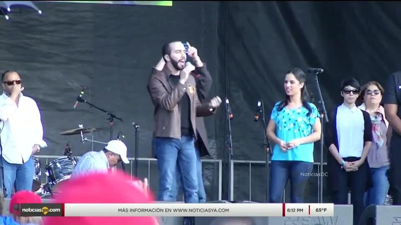 Nayib Bukele anuncia su candidatura a la presidencia en El Salvador
